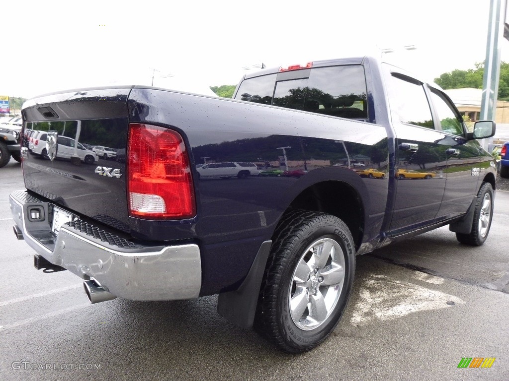 2014 1500 SLT Crew Cab 4x4 - True Blue Pearl Coat / Black/Diesel Gray photo #6