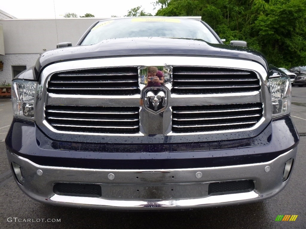 2014 1500 SLT Crew Cab 4x4 - True Blue Pearl Coat / Black/Diesel Gray photo #9