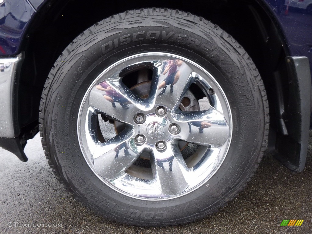 2014 1500 SLT Crew Cab 4x4 - True Blue Pearl Coat / Black/Diesel Gray photo #10