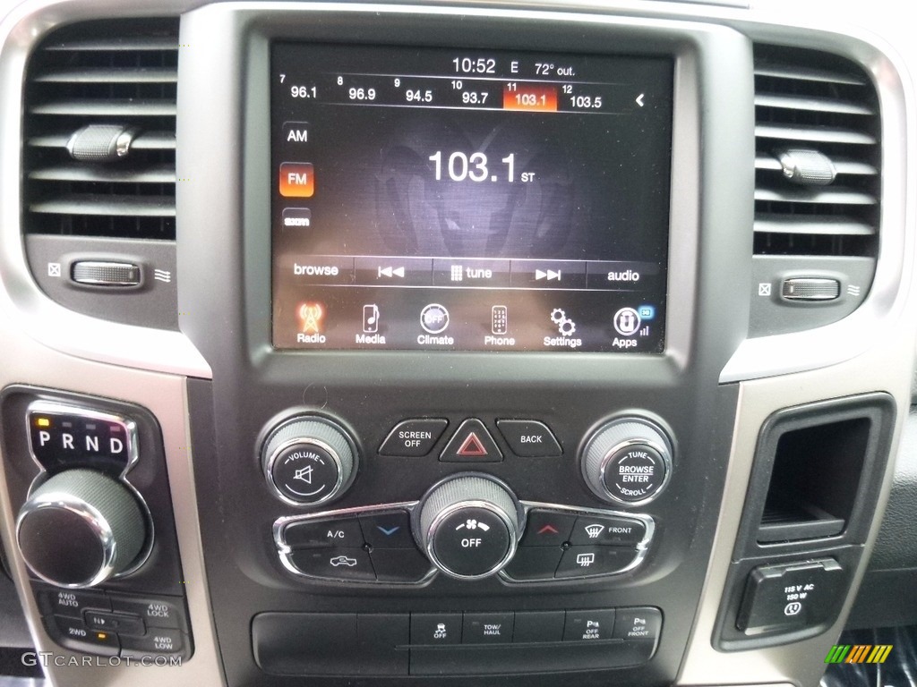 2014 1500 SLT Crew Cab 4x4 - True Blue Pearl Coat / Black/Diesel Gray photo #19