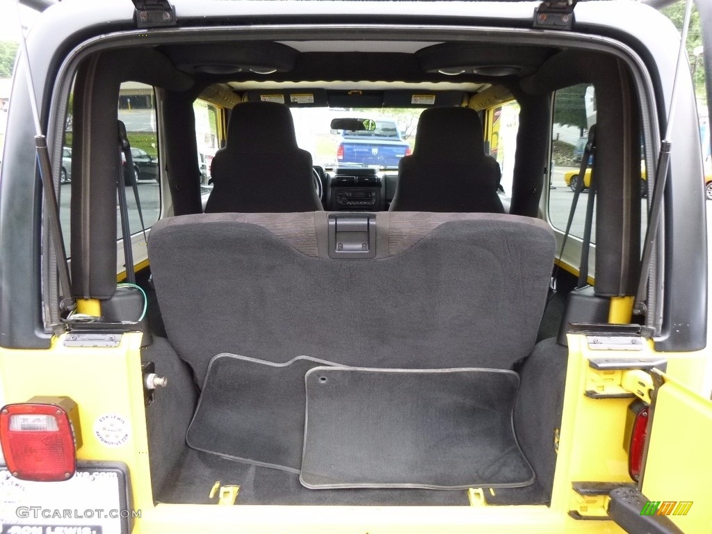 2004 Wrangler X 4x4 - Solar Yellow / Dark Slate Gray photo #6