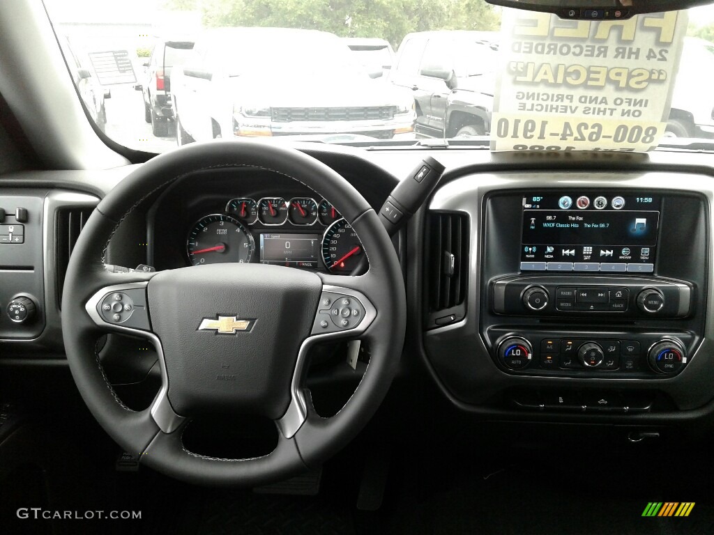 2017 Silverado 1500 LT Double Cab - Deep Ocean Blue Metallic / Dark Ash/Jet Black photo #13