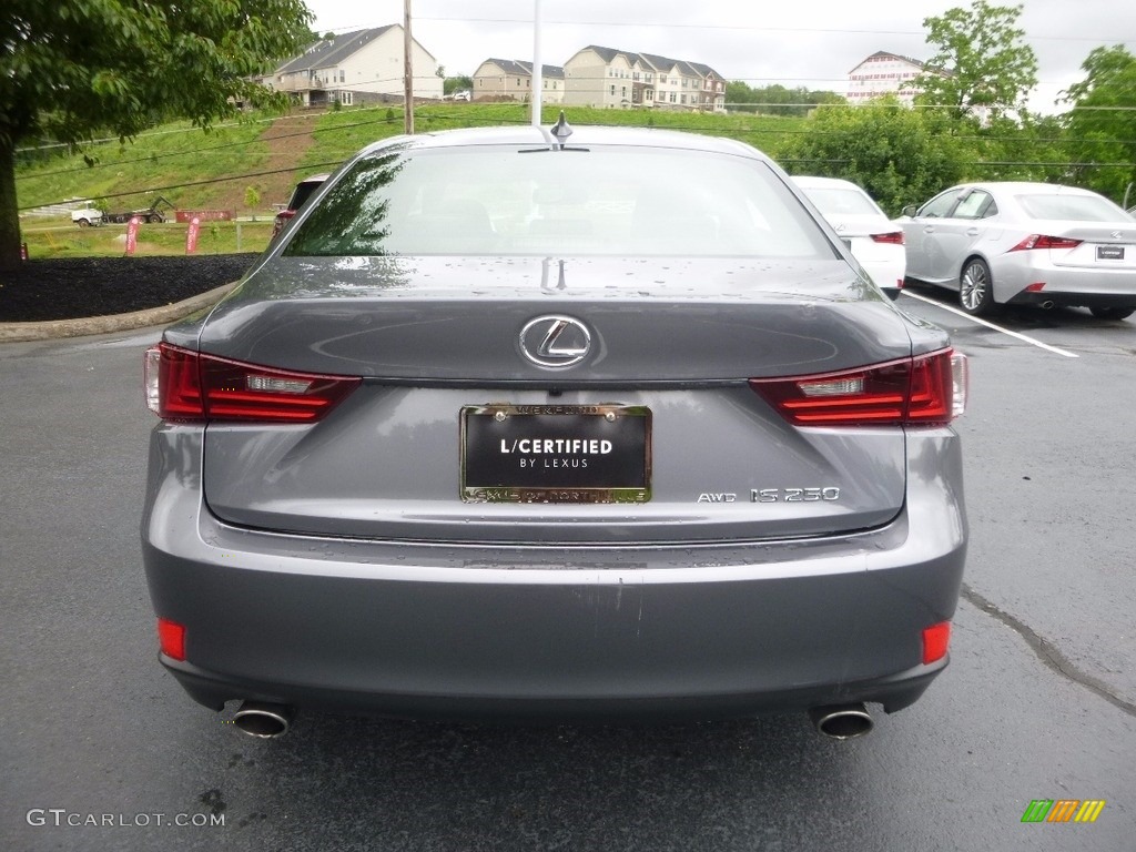 2014 IS 250 AWD - Nebula Gray Pearl / Black photo #6