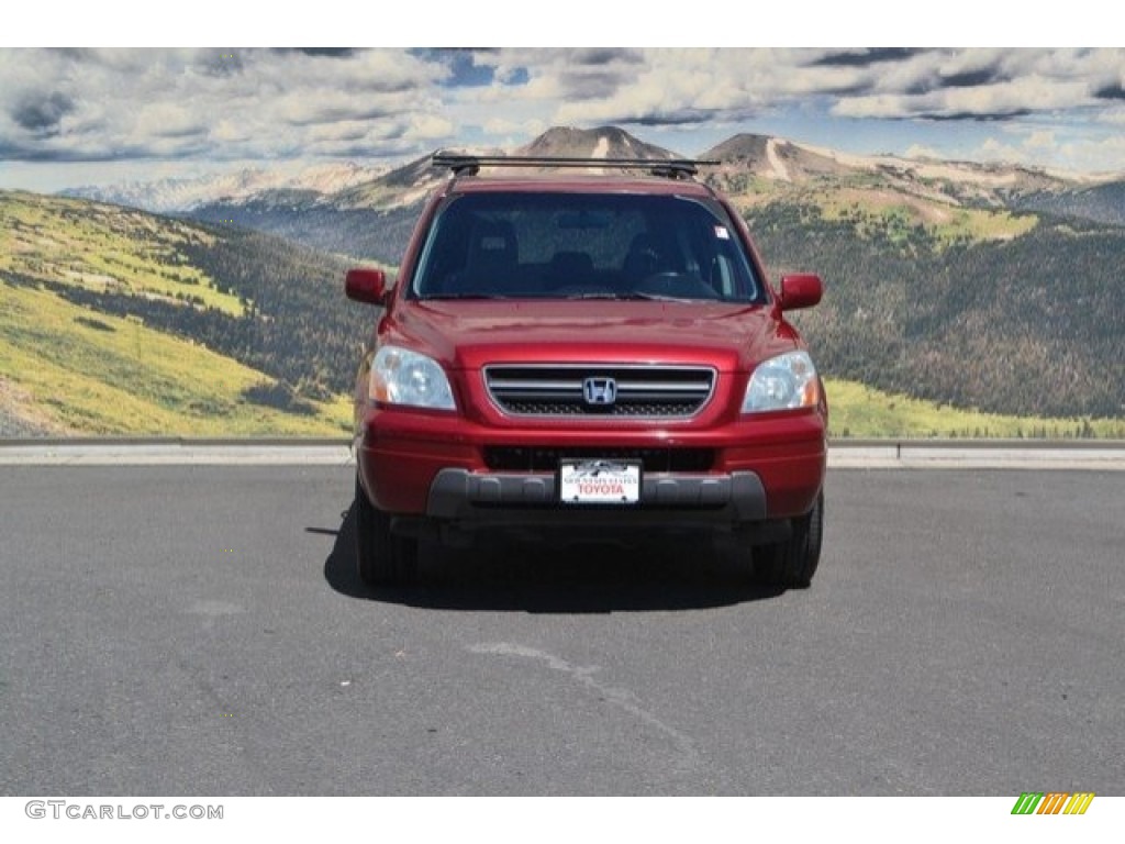 2003 Pilot EX 4WD - Redrock Pearl / Gray photo #4