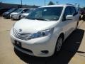 2017 Super White Toyota Sienna LE  photo #1