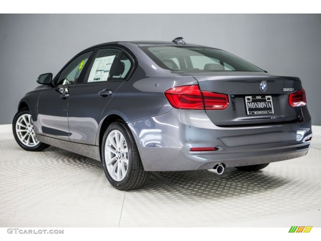 2017 3 Series 320i Sedan - Mineral Grey Metallic / Black photo #3