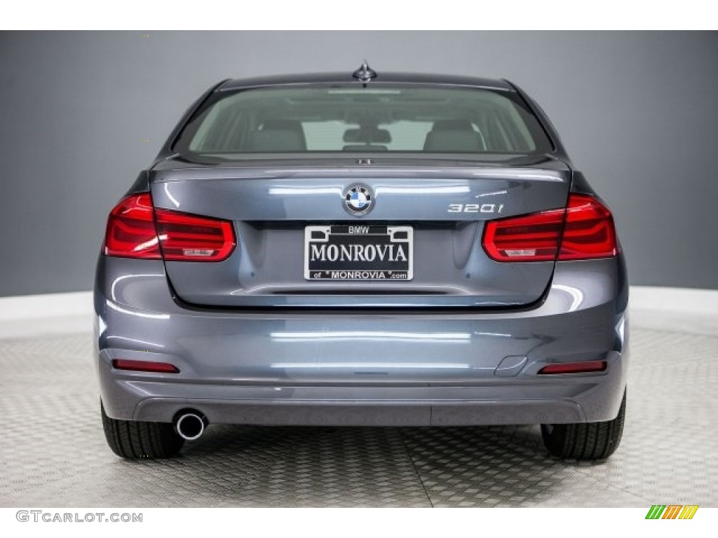 2017 3 Series 320i Sedan - Mineral Grey Metallic / Black photo #4