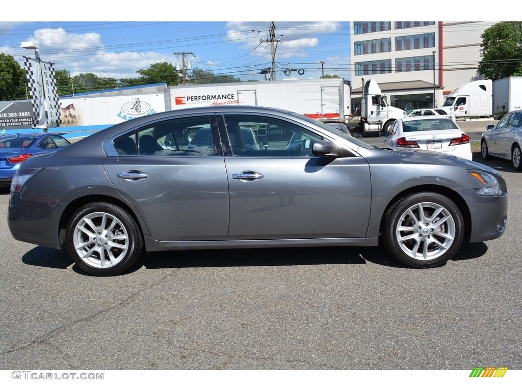 2014 Maxima 3.5 S - Gun Metallic / Charcoal photo #2