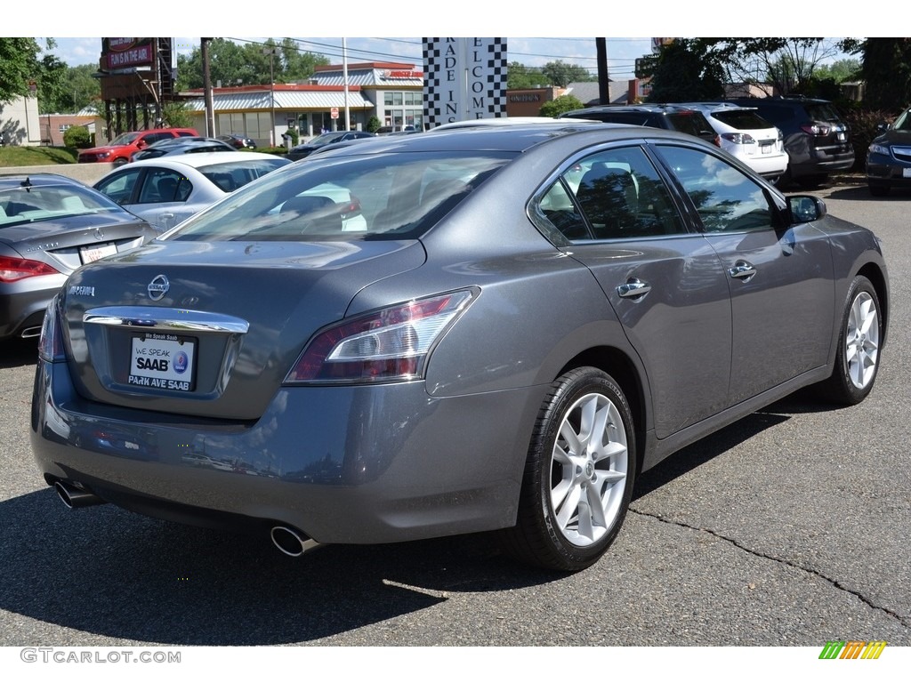 2014 Maxima 3.5 S - Gun Metallic / Charcoal photo #3