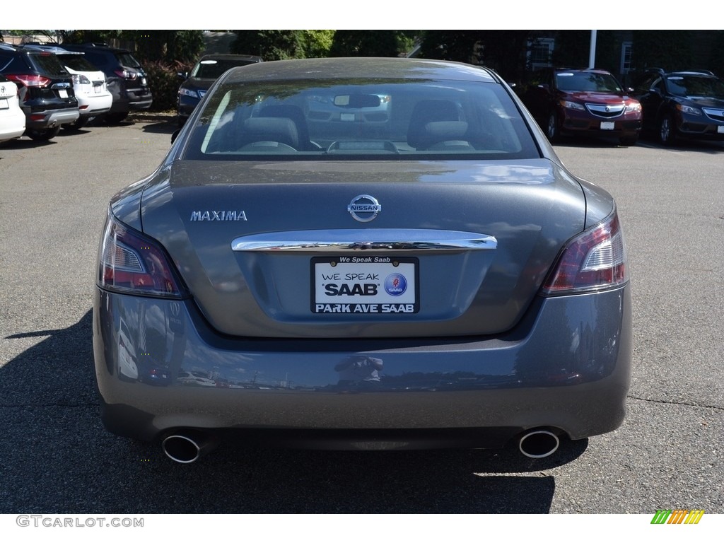 2014 Maxima 3.5 S - Gun Metallic / Charcoal photo #4