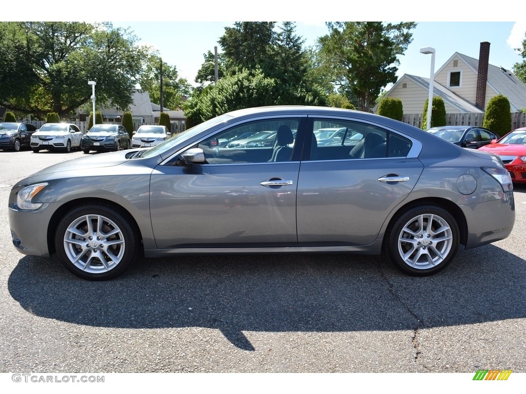 2014 Maxima 3.5 S - Gun Metallic / Charcoal photo #6
