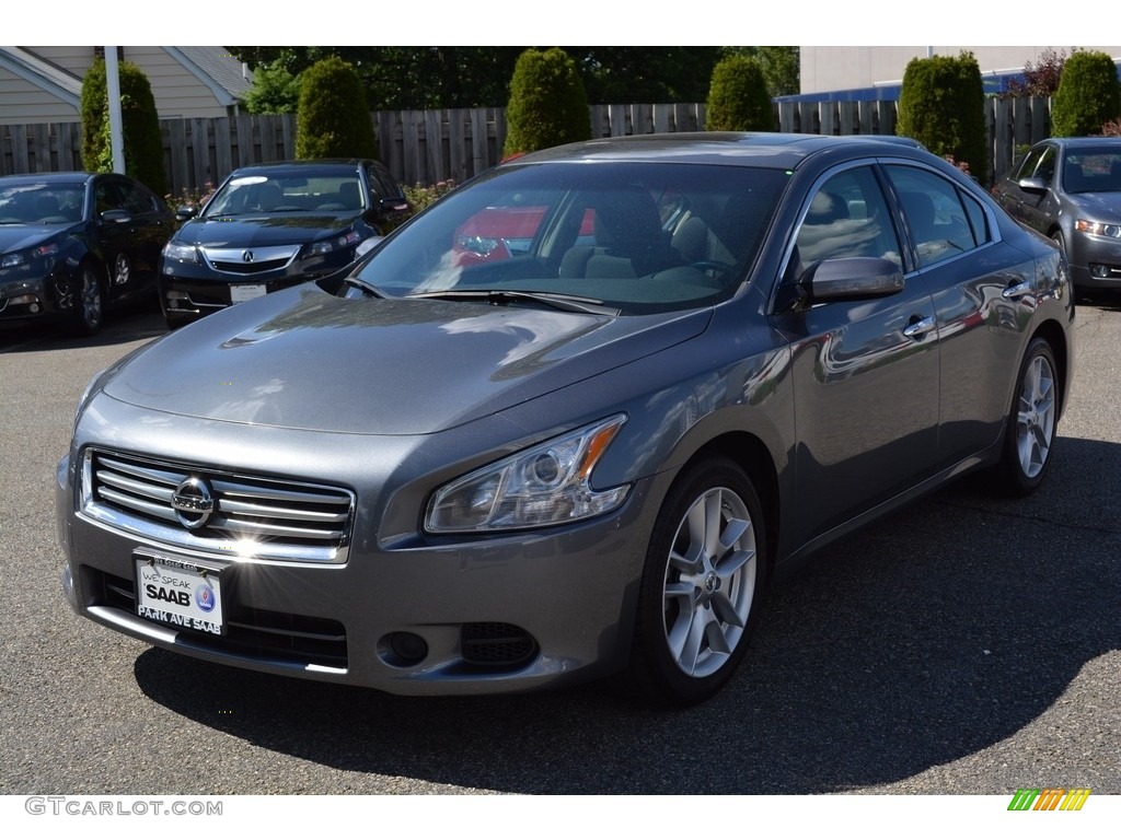 2014 Maxima 3.5 S - Gun Metallic / Charcoal photo #7