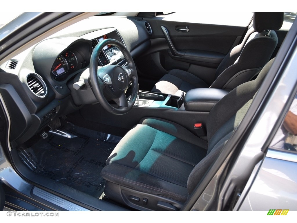 2014 Maxima 3.5 S - Gun Metallic / Charcoal photo #11