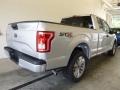 2017 Ingot Silver Ford F150 XL SuperCab 4x4  photo #2