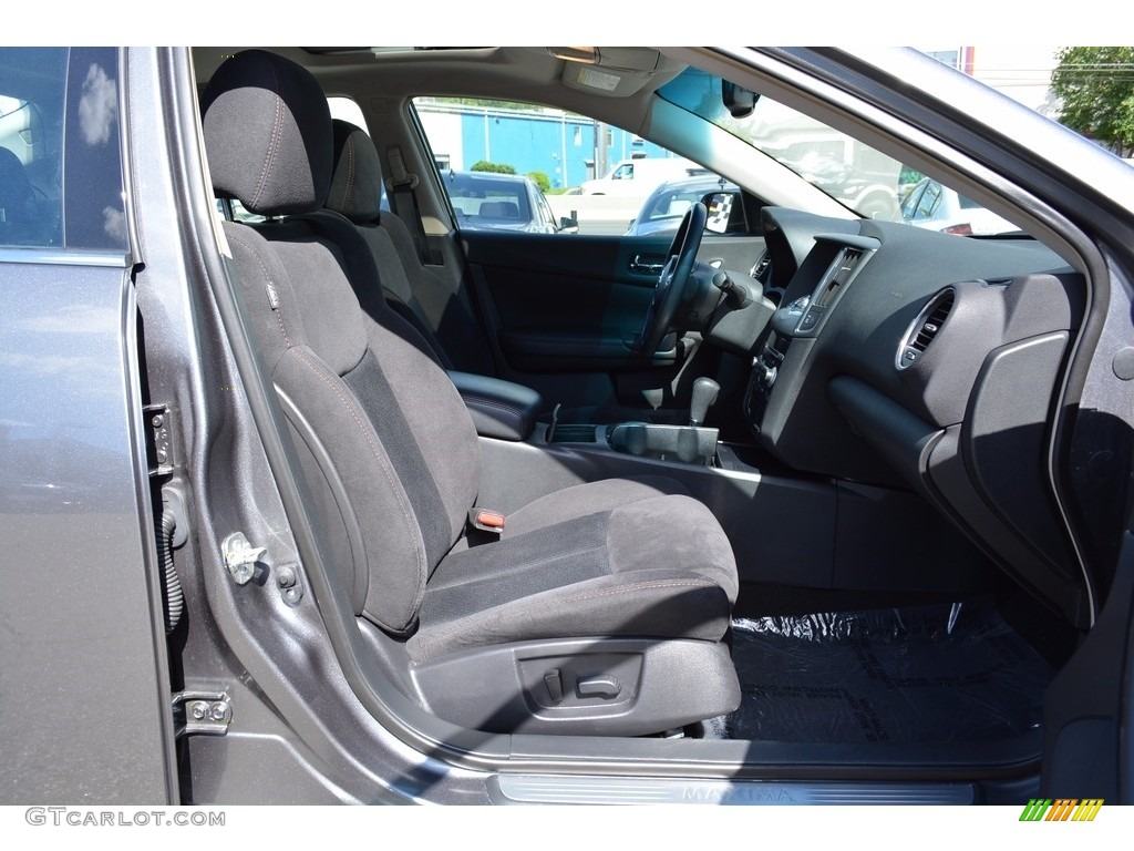 2014 Maxima 3.5 S - Gun Metallic / Charcoal photo #28