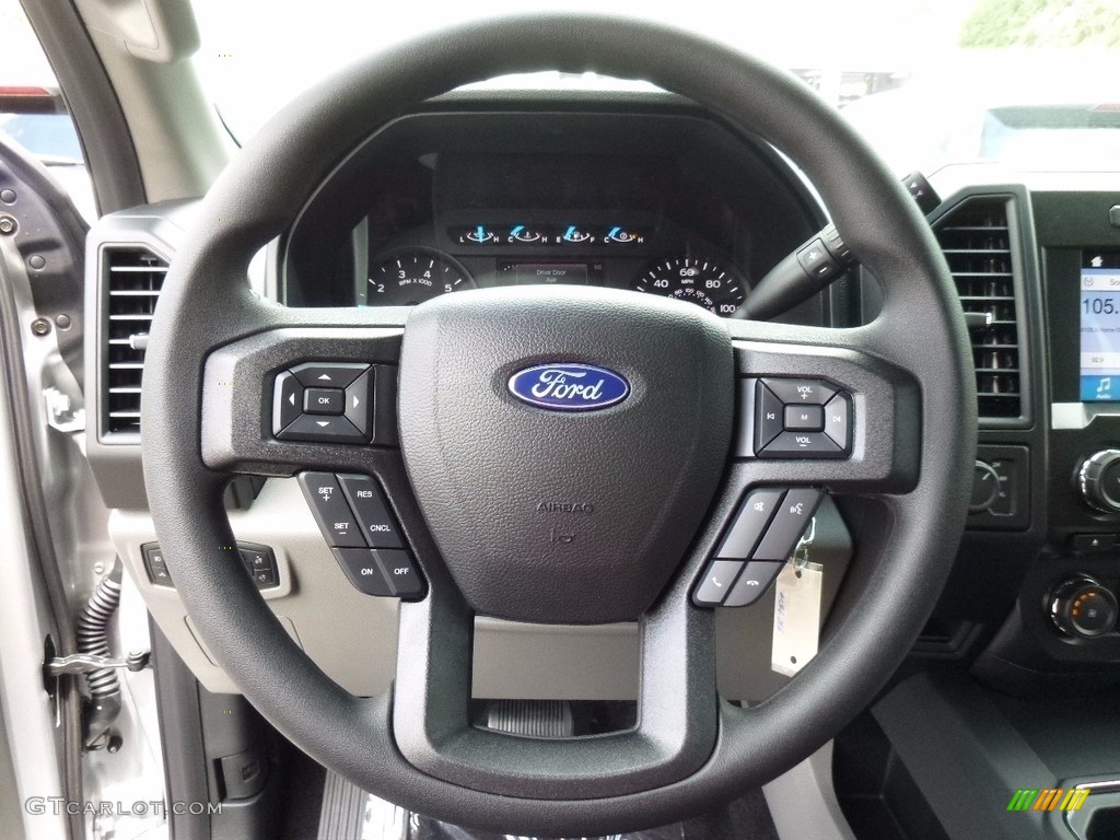 2017 F150 XL SuperCab 4x4 - Ingot Silver / Black photo #12
