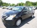 2017 Super Black Nissan Versa S  photo #8