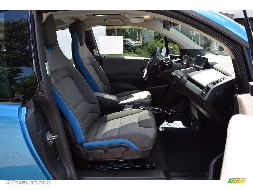 2017 i3 with Range Extender - Protonic Blue Metallic / Deka Dark Cloth w/Blue Highlights photo #26