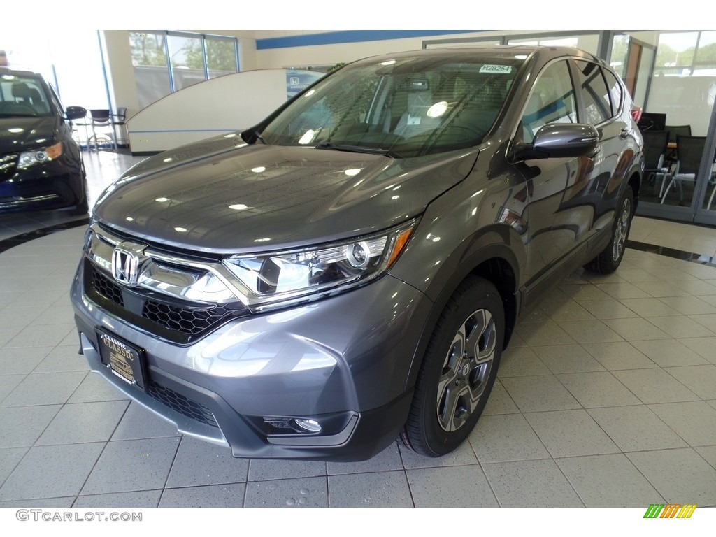 2017 CR-V EX-L AWD - Modern Steel Metallic / Gray photo #1