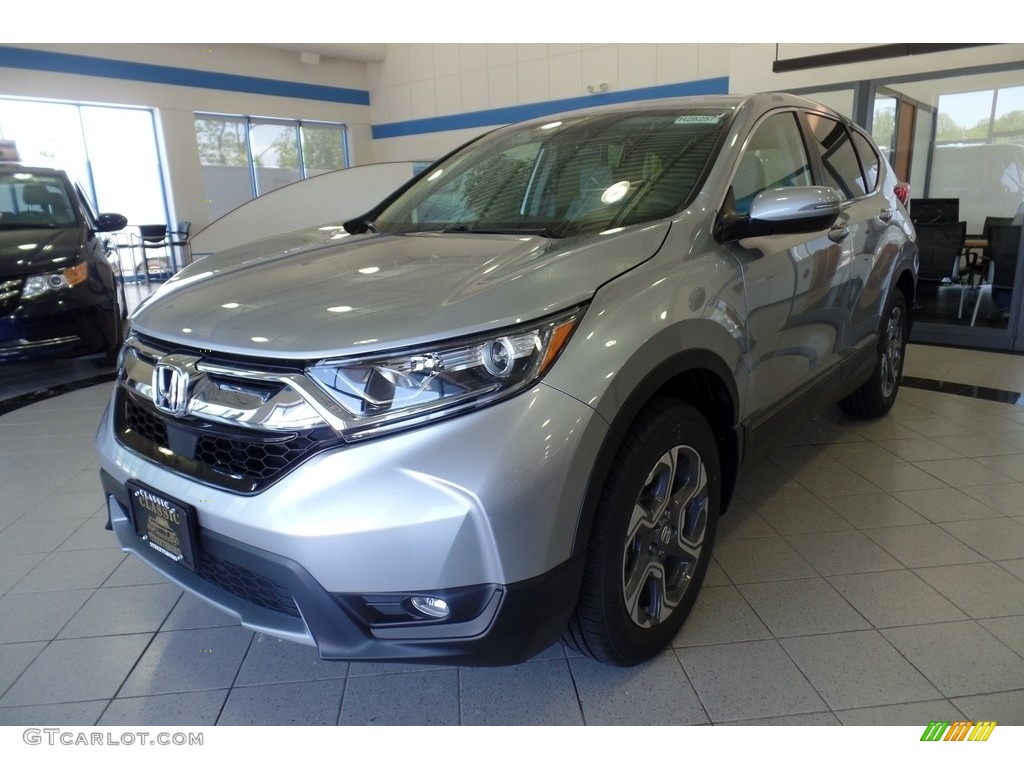 2017 CR-V EX AWD - Lunar Silver Metallic / Gray photo #1