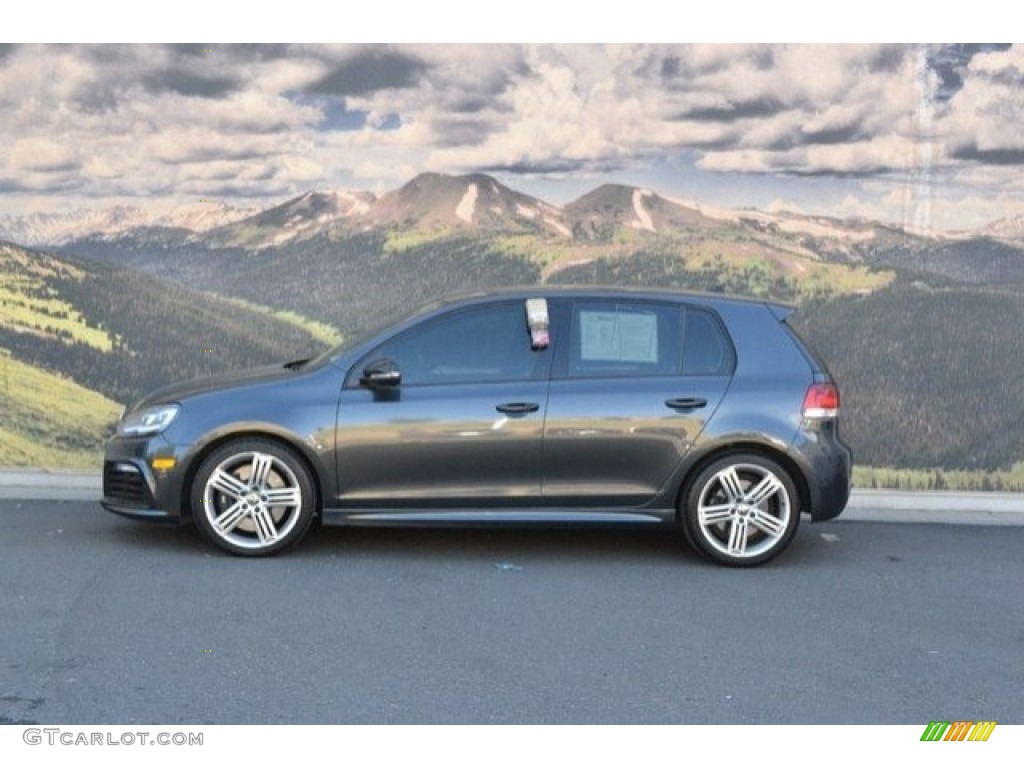 2013 Golf R 4 Door 4Motion - Carbon Steel Gray Metallic / Titan Black photo #6