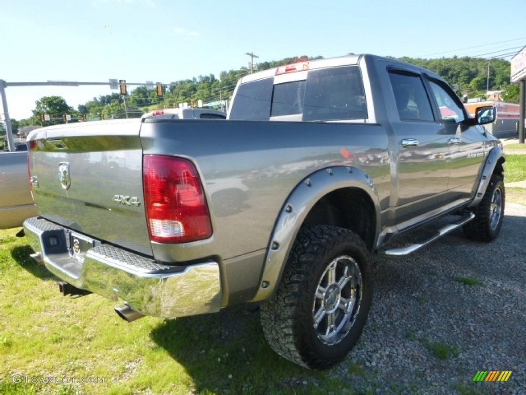 2012 Ram 1500 SLT Crew Cab 4x4 - Mineral Gray Metallic / Dark Slate Gray/Medium Graystone photo #4