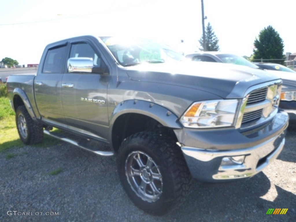 2012 Ram 1500 SLT Crew Cab 4x4 - Mineral Gray Metallic / Dark Slate Gray/Medium Graystone photo #6