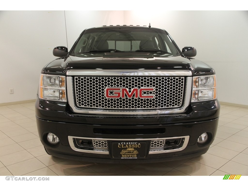 2013 Sierra 1500 Denali Crew Cab AWD - Onyx Black / Ebony photo #2