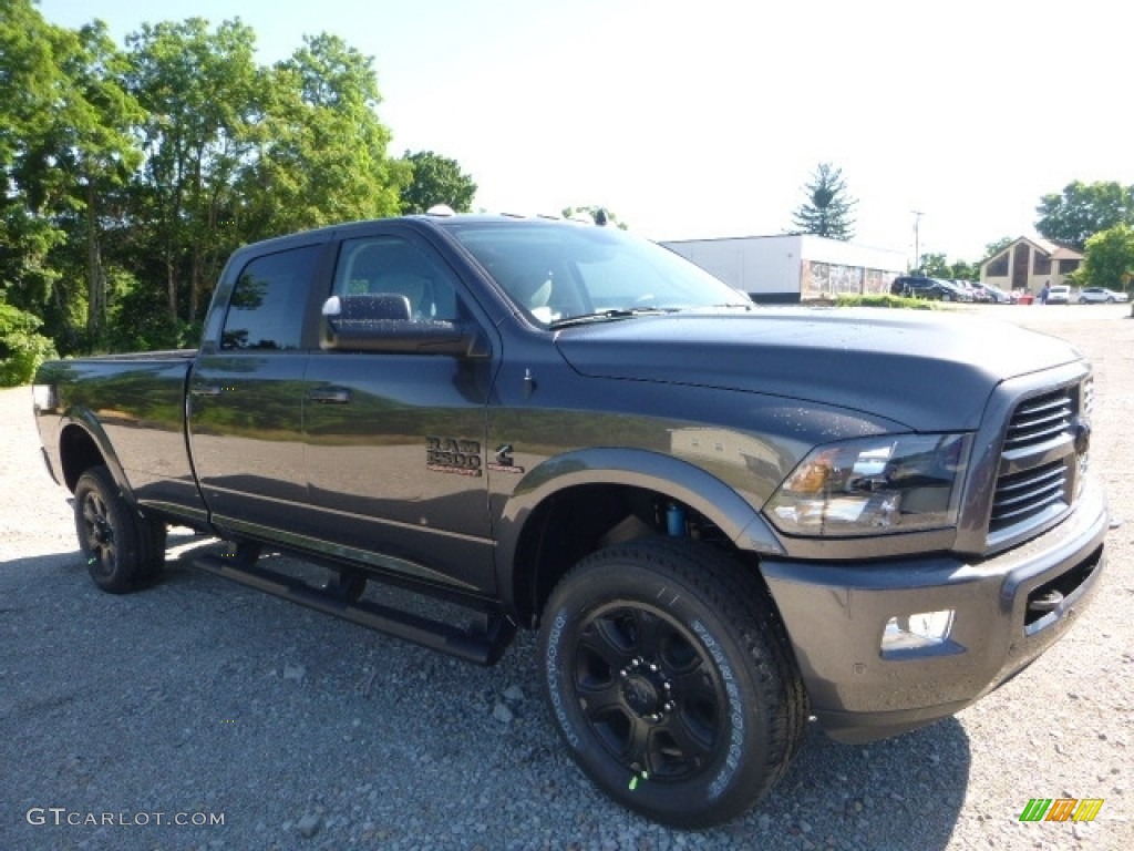 2017 2500 Big Horn Crew Cab 4x4 - Granite Crystal Metallic / Black/Diesel Gray photo #7