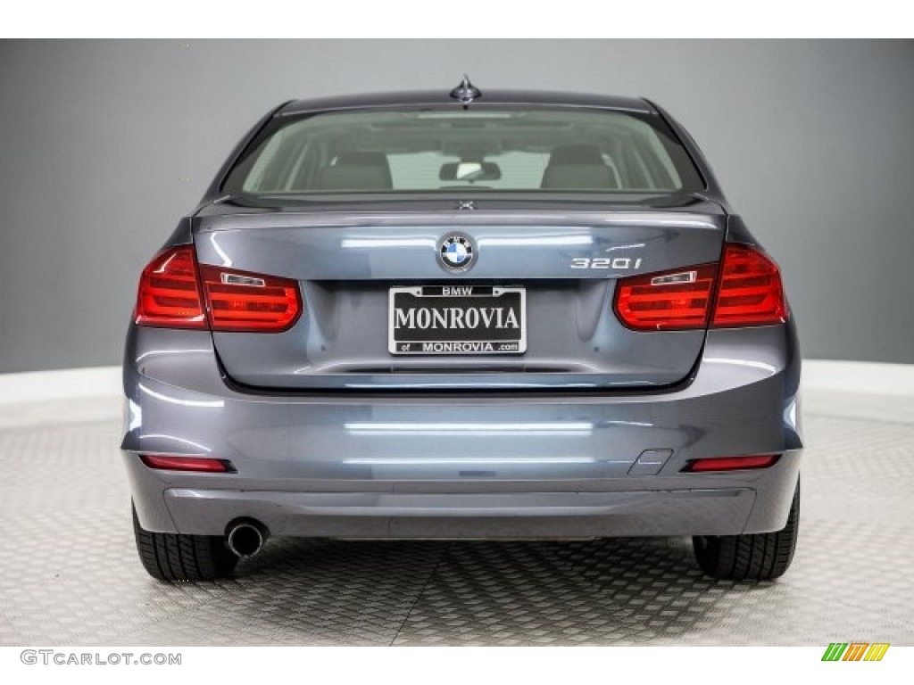 2014 3 Series 320i Sedan - Mineral Grey Metallic / Black photo #3
