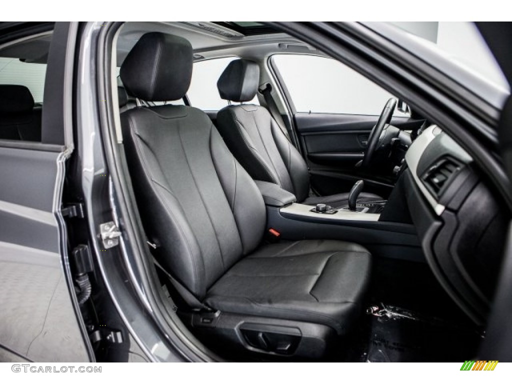 2014 3 Series 320i Sedan - Mineral Grey Metallic / Black photo #6