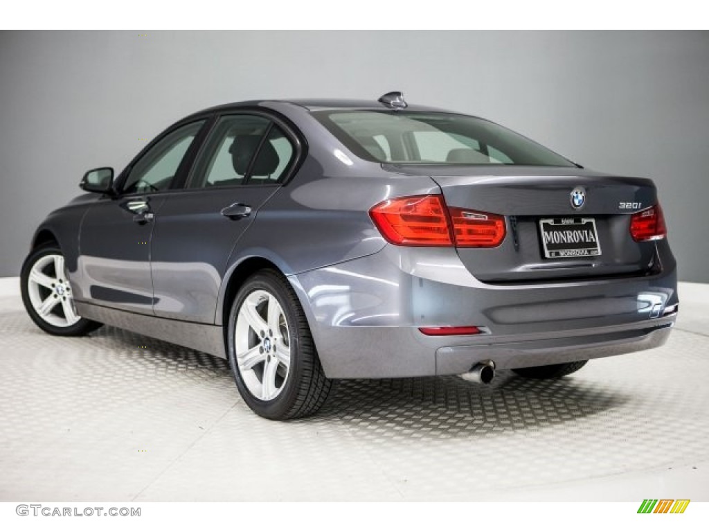 2014 3 Series 320i Sedan - Mineral Grey Metallic / Black photo #10