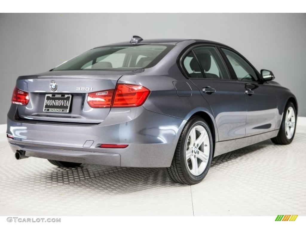 2014 3 Series 320i Sedan - Mineral Grey Metallic / Black photo #13