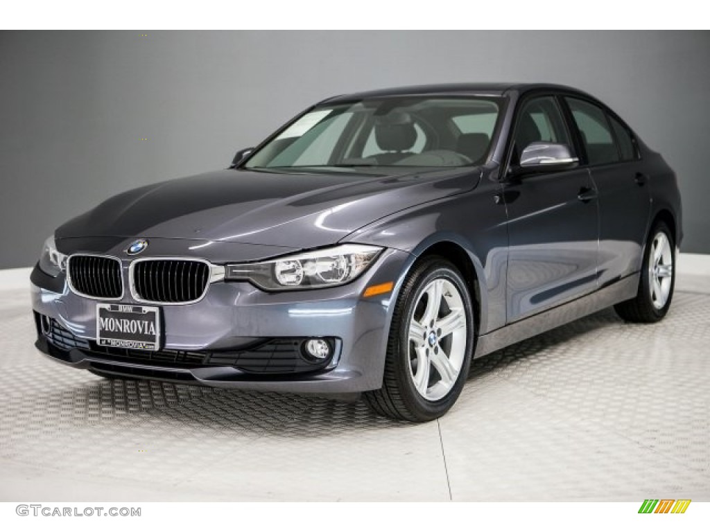 2014 3 Series 320i Sedan - Mineral Grey Metallic / Black photo #14
