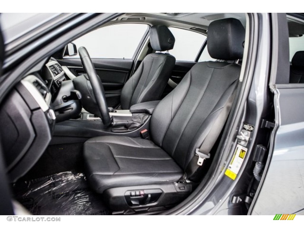 2014 3 Series 320i Sedan - Mineral Grey Metallic / Black photo #16