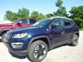 Jazz Blue Pearl 2017 Jeep Compass Trailhawk 4x4