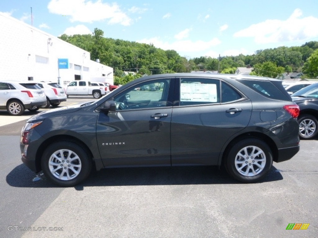 2018 Equinox LS AWD - Nightfall Gray Metallic / Medium Ash Gray photo #3