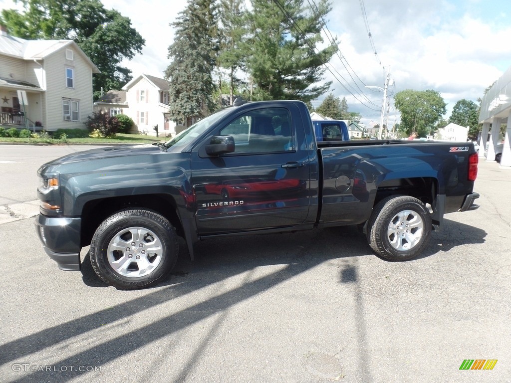 Graphite Metallic 2017 Chevrolet Silverado 1500 LT Regular Cab 4x4 Exterior Photo #121170077