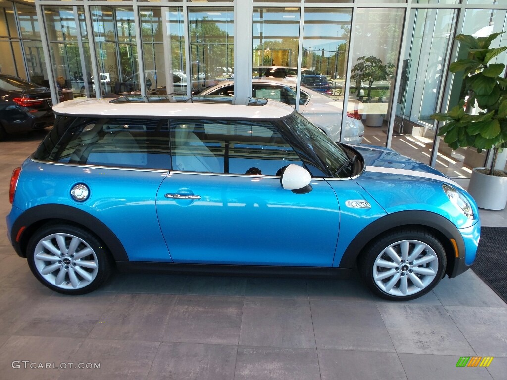 2017 Hardtop Cooper S 2 Door - Electric Blue Metallic / Lounge Leather/Satellite Grey photo #1