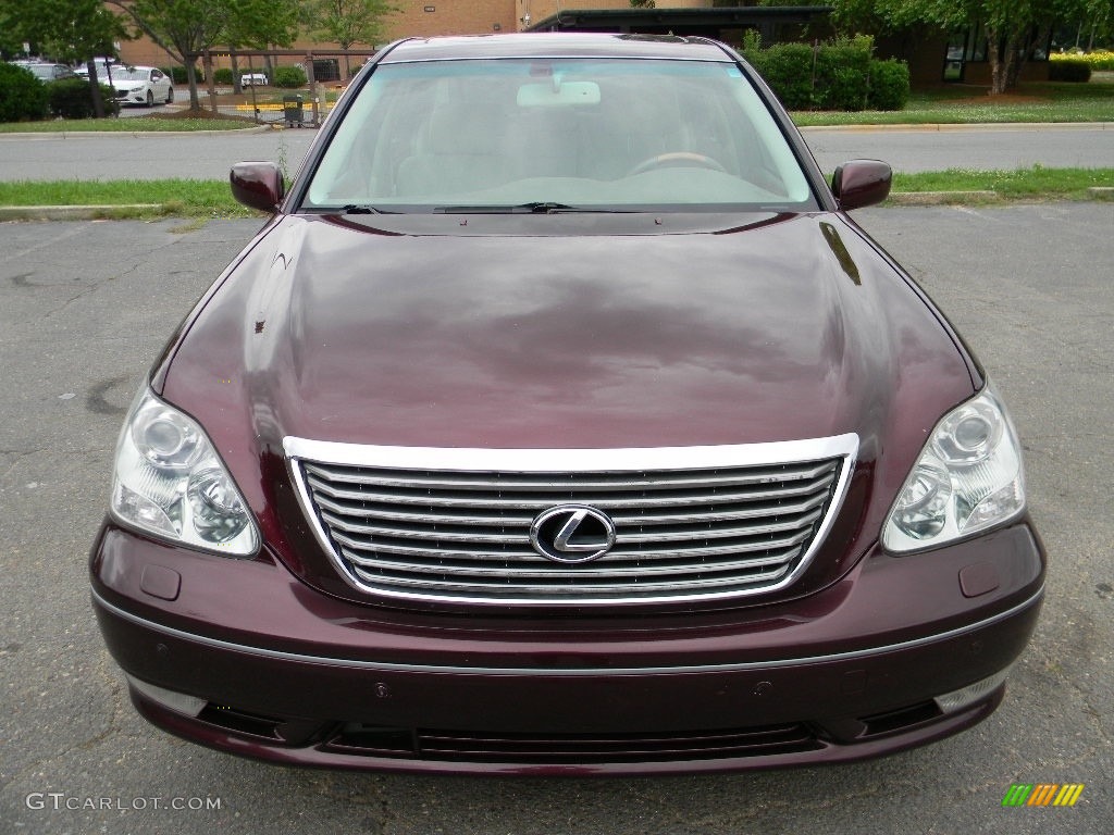 2006 LS 430 - Black Cherry Pearl / Ecru photo #5