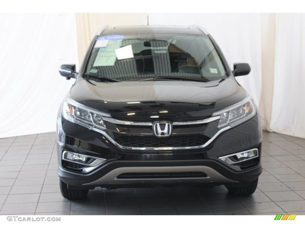 2016 CR-V EX-L - Crystal Black Pearl / Black photo #3