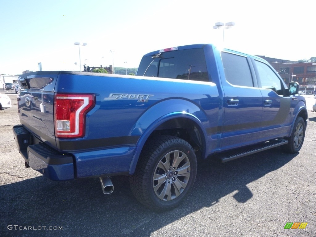 2017 F150 XLT SuperCrew 4x4 - Lightning Blue / Black Special Edition Package photo #2