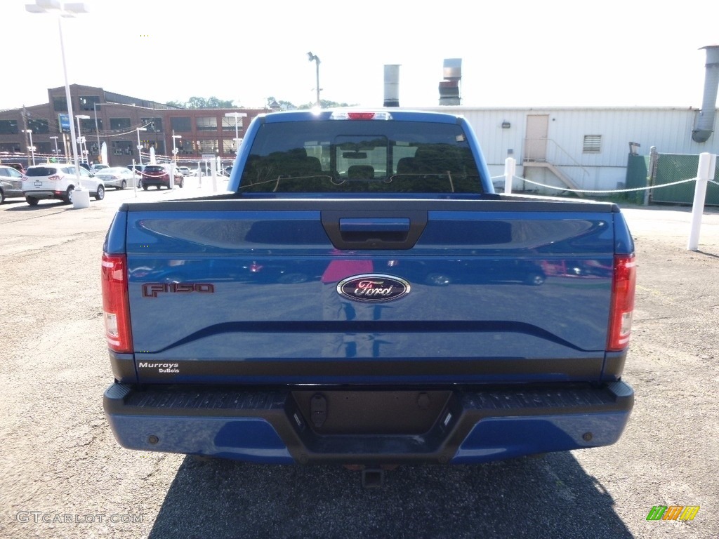 2017 F150 XLT SuperCrew 4x4 - Lightning Blue / Black Special Edition Package photo #3