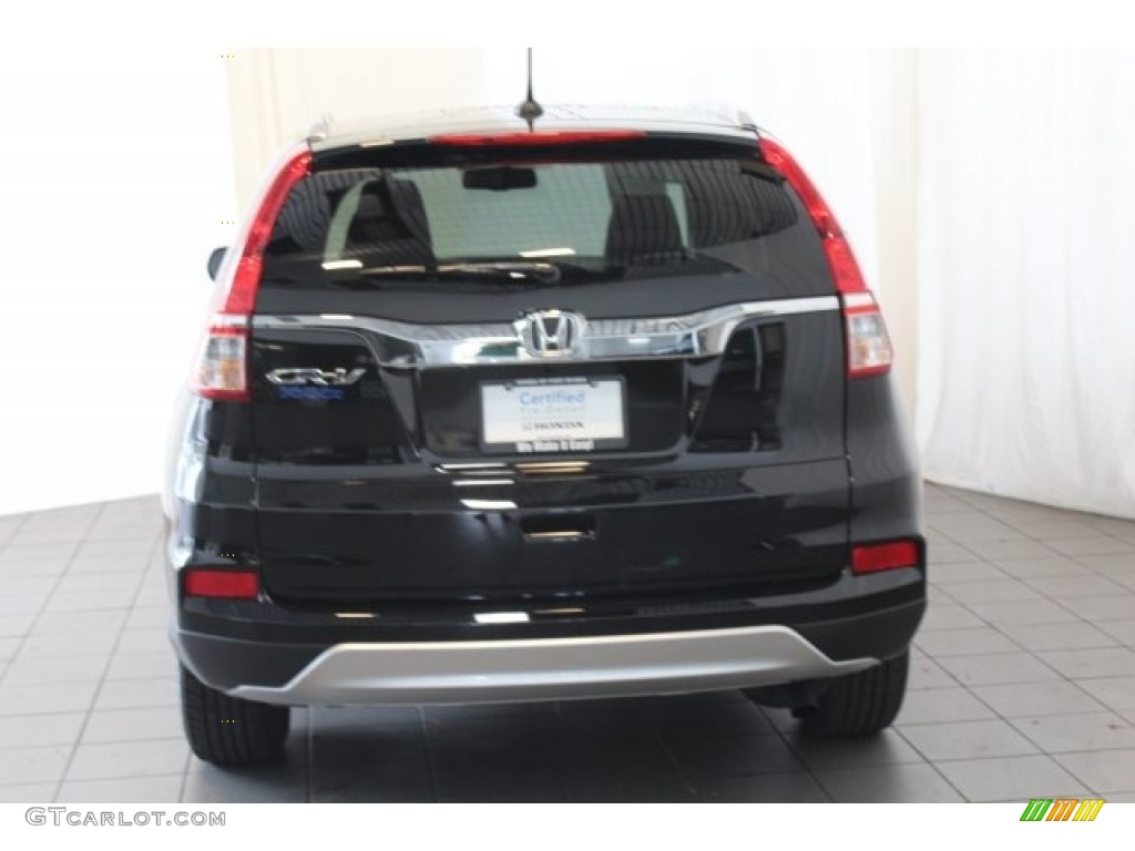 2016 CR-V EX-L - Crystal Black Pearl / Black photo #6