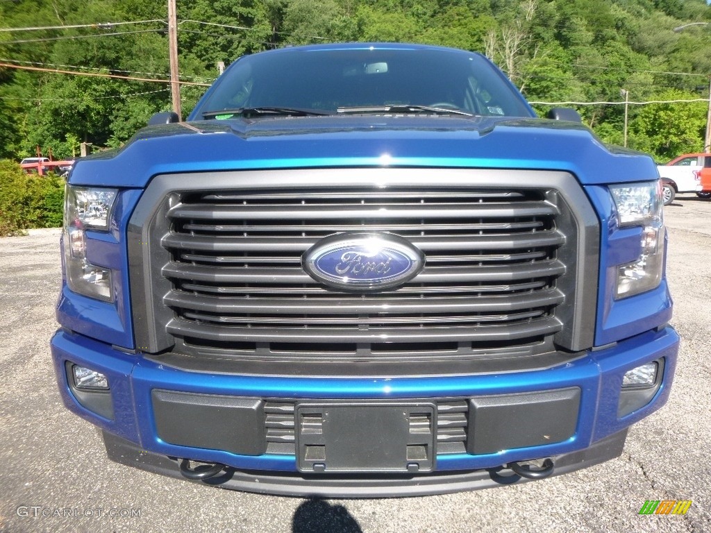 2017 F150 XLT SuperCrew 4x4 - Lightning Blue / Black Special Edition Package photo #7