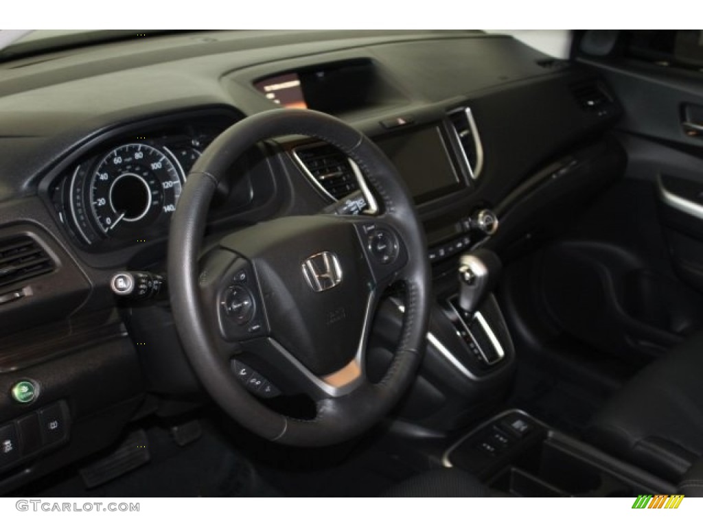 2016 CR-V EX-L - Crystal Black Pearl / Black photo #14