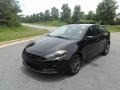 2016 Pitch Black Dodge Dart SE  photo #2