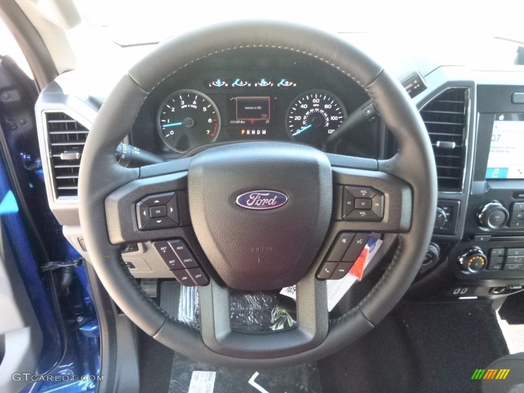 2017 F150 XLT SuperCrew 4x4 - Lightning Blue / Black photo #16