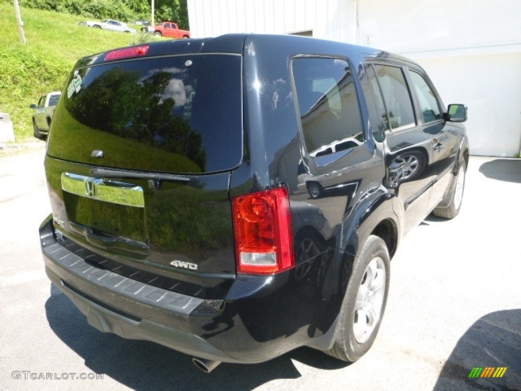 2015 Pilot EX-L 4WD - Crystal Black Pearl / Beige photo #3