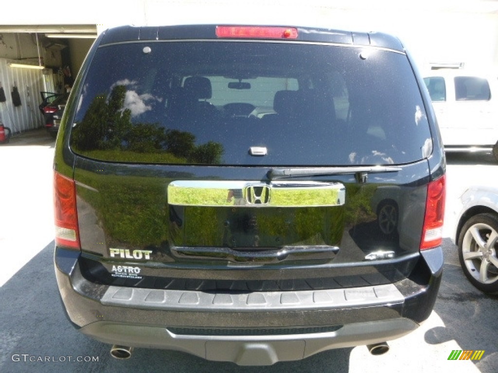2015 Pilot EX-L 4WD - Crystal Black Pearl / Beige photo #4